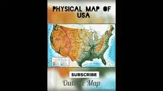 Physical Map Of USA, US Physical Geography