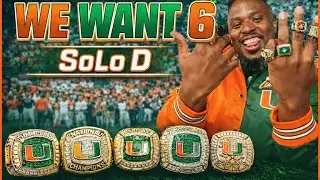 🔥 WE WANT 6‼️🧡💚&ndash; Miami Hurricanes National Championship Anthem by SoLo D 🔥