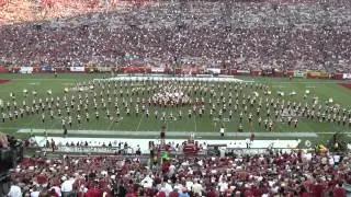 USC Trojan Marching Band 2012 (9-1-2012) halftime show.MTS