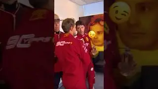 Leclerc caught up between fighting parents 😂