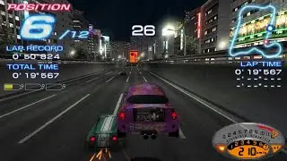 Ridge Racer 2 - PSP - Arcade - Midtown Expressway - Dragonsaber Wild Gang - Full Race + Replay