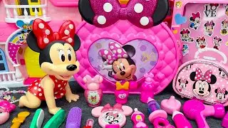 Minnie Mouse 2026🎀Satisfying Unboxing Full Set Minnie's Pink Makeup & Doctor Set 🩷 Disney Collection