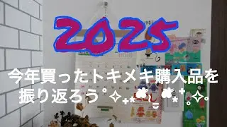 2025トキメキ購入品を振り返る動画˚✧₊⁎❝᷀ົཽ≀ˍ̮ ❝᷀ົཽ⁎⁺˳✧༚