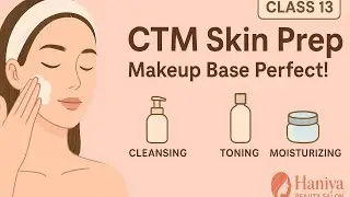 How to Skin preparation before Makeup |30 days parlor cours 💫,Class 13