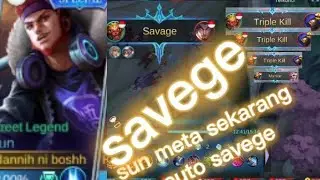 sun meta sekarang bedehhh auto savege sun suport - mobile legens indonesia