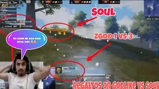 Soul Regaltos Reaction On Teamsoul vs Godlike | Goblin 1 vs 3🤯 | Zgod 1 vs 3 🤯🤯 | Og WWCD