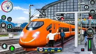 🚅 Train Game Simulator 🎯 l Passanger Transport Game 🎮Train Driving- Android Gameplay