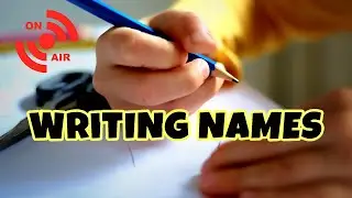 Writing Your Name Live ✍️ | Satisfying Calligraphy ASMR Stream