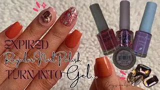 DON&rsquo;T Throw your OLD or EXPIRED REGULAR POLISH, TURN it into PRESS ON NAIL GEL Finish Instead VLOG 2