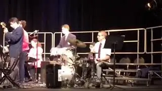American Music Abroad Freedom Tour Jazz Band, featuring Ethan Haight on drums