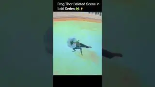 Frog Thor Deleted Scene in Loki Series #marvel #mcu #thor #loki #lokiseries #funny #trending #shorts
