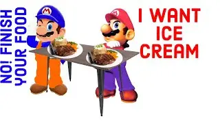 Mario wants ice cream