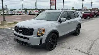 Обзор и обзор особенностей KIA Telluride SX Prestige Nightfall 2022 года в цвете &laquo;Волчий серый&raquo; / &laquo;Черный&raquo;