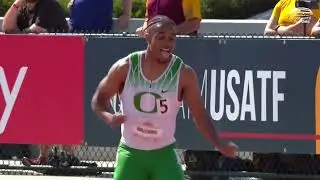 American 🇺🇸 Micah Williams wins 100M victory with 9.83 (2.5 m/s) During Continental Gold Tour 2022