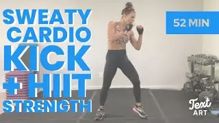 Cardio Kickboxing HIIT Strength FUll Body Burn! Workout Class