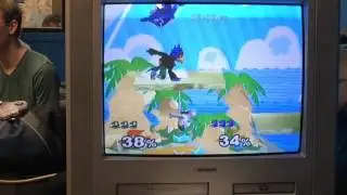 Morgan  (green falco) Vs Conan (Dark weird falco )