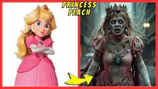 SUPER MARIO BROS MOVIE CHARACTERS AS ZOMBIE