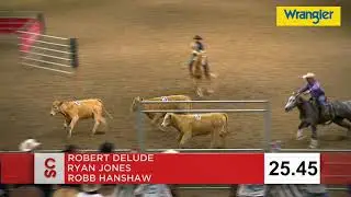 Strangers band together to win 7 Class - Team Cattle Penning title at Calgary Stampede