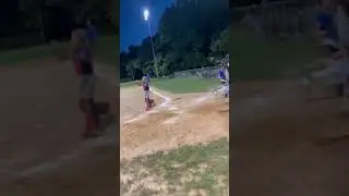 2 run home run under the lights/behind the plate POV!