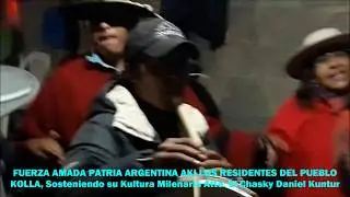 Centro Kultural Kaypacha comparte hermosa ronda de copleros bailando la quena2019