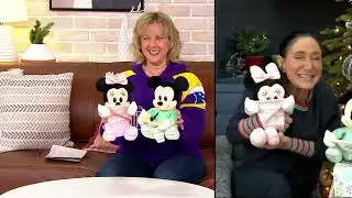 Disney Hide and Seek Animated Plush with Blanket on QVC