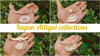 Part-71✨Vintage collection Impon attigai #imponnecklace #attigai #jewellery #trending dm ur order👆🏻💜