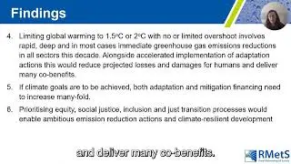 MetMatters explains the IPCC AR6 Synthesis Report