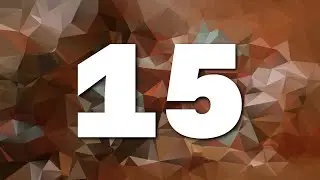 Abstract Geometric Countdown Timer - 0:15