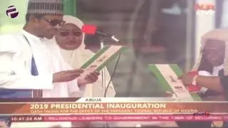 BREAKING: President Buhari Takes the Oath of Office