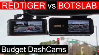 Сравнение качества изображения в формате 4K: Botslab G980H Pro против REDTIGER F7NP (день и ночь)