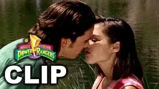 Mighty Morphin Power Rangers - Tommy and Kimberly First Kiss ('The Green Candle' Episode)