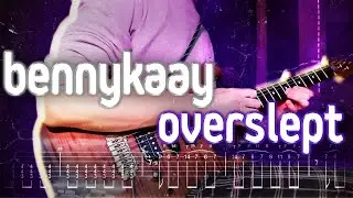 Как играть bennykaay - overslept | кавер + табы | Разбор на гитаре