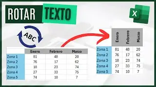 C&oacute;mo ROTAR TEXTO en Excel