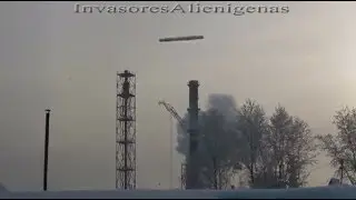 Cigar Shaped UFO Over Korosten, Ukraine On March 6, 2014