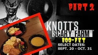 Knotts Scary Farm Boo-fet package 2019