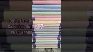 Cotton Linen Latest and New Collections Arrived-New Colours, New Patterns