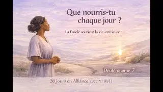 26jr. Deut 7 & 8 | Que nourris-tu chaque jour? la Parole soutient la vie int&eacute;rieure