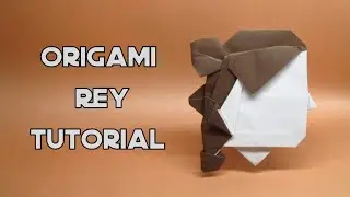 ORIGAMI REY TUTORIAL (STAR WARS)  - KYLE HARRINGTON