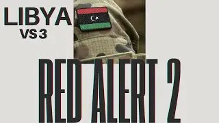 RA2 Libya vs 3 Brutal AI Enemies with Superweapons - Epic Battle!