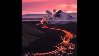When the earth trembles, the mountain erupts in fury#VolcanoEruption #EarthPower #NatureForce