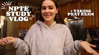 Weekend Study Vlog | studying for the NPTE