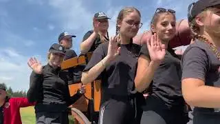 Racibórz Bieńkowice gm. Krzyżanowice - parada sikawek konnych