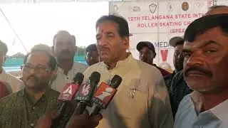 state roller skating Championship closing function t o a General Secretary P Malla Reddy