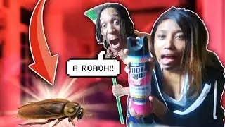 HILARIOUS COCKROACH PRANK ON GIRLFRIEND!!!
