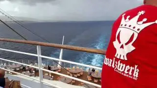 Sailing in the AidaBlue