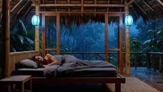 You&rsquo;ll Sleep Like a Baby 🌧️ Heavy Rain Night in a Warm Cabin Bedroom