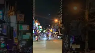 Night Lights of Thappraya Road, Jomtien, Pattaya, Thailand, 16.04.2024