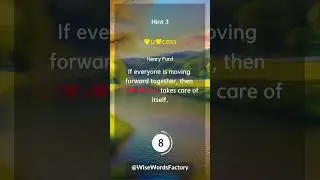 Guessing Words through the Power of Positivity Quiz Show - Henry Ford
