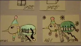 Christmas trading cards ACEOS