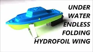 ENDLESS under boat wing hydrofoil avoided wingtip water drag PATENT PENDING